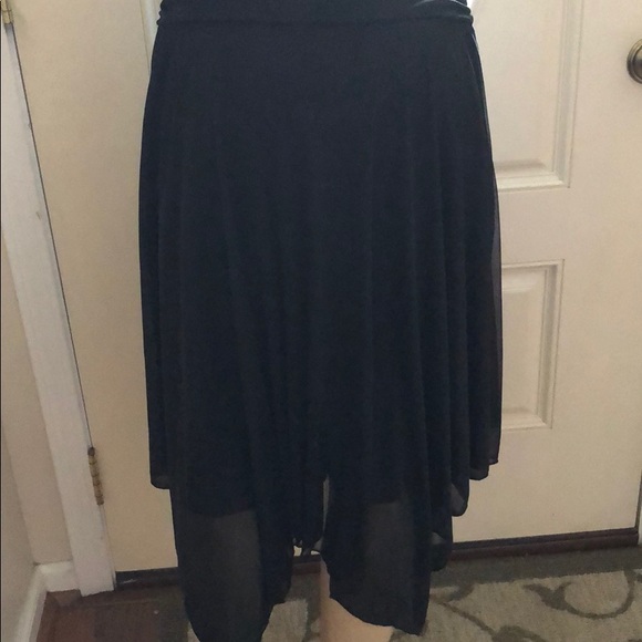 Black studded halter scarf point prom/ formal XL - Picture 7 of 8